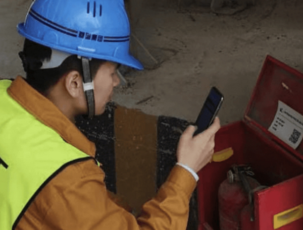 手持终端应用于建筑巡检，建筑工地巡检PDA手持机